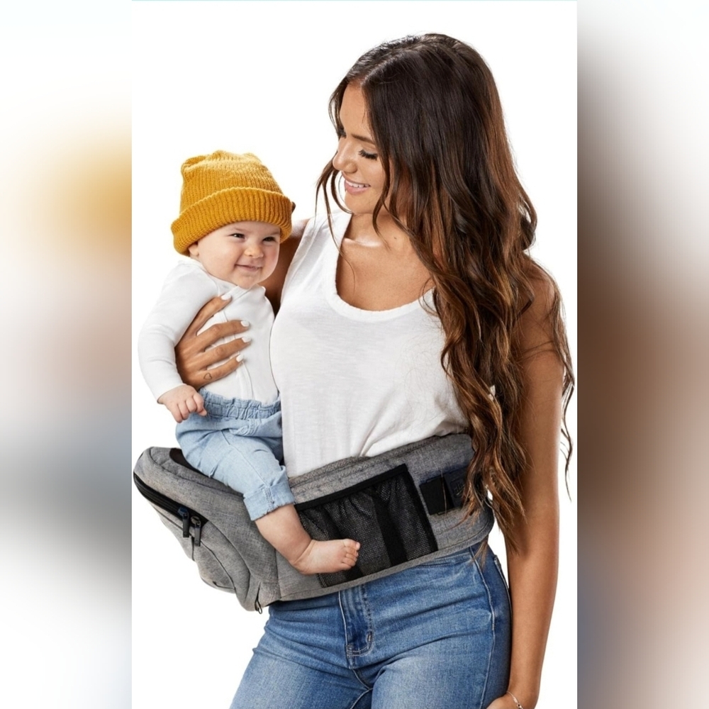 Gray Ergonomic Belt with Cushioned Design